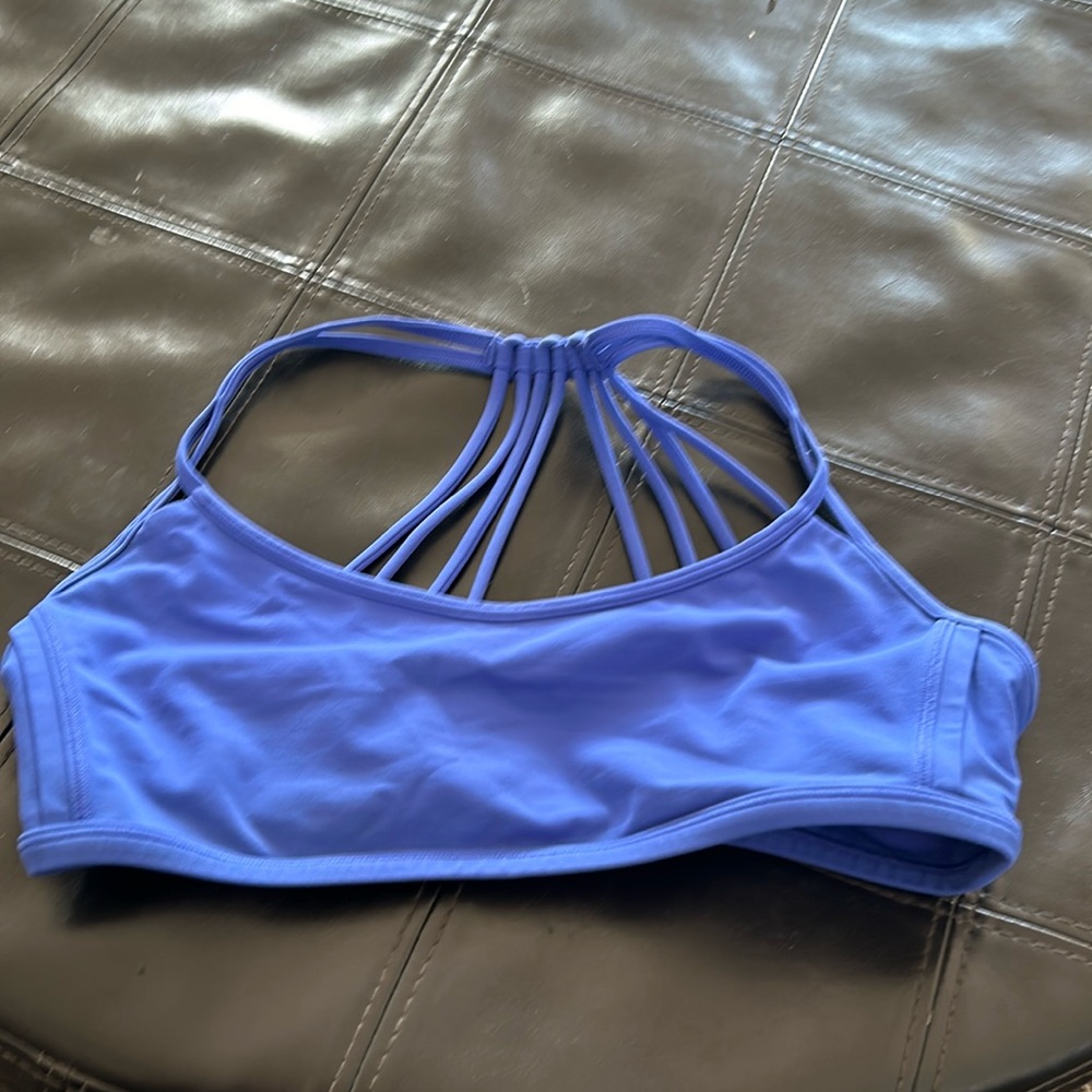 lululemon athletica Blue Strappy Bra